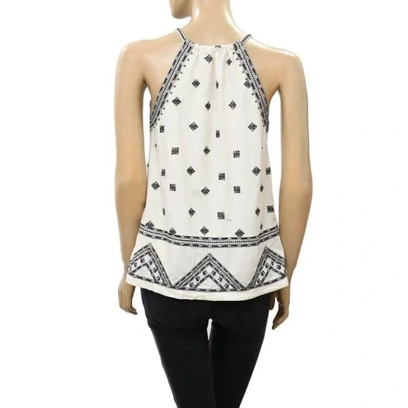 Anthropologie White and Black Tank Top - Picture 6 of 6